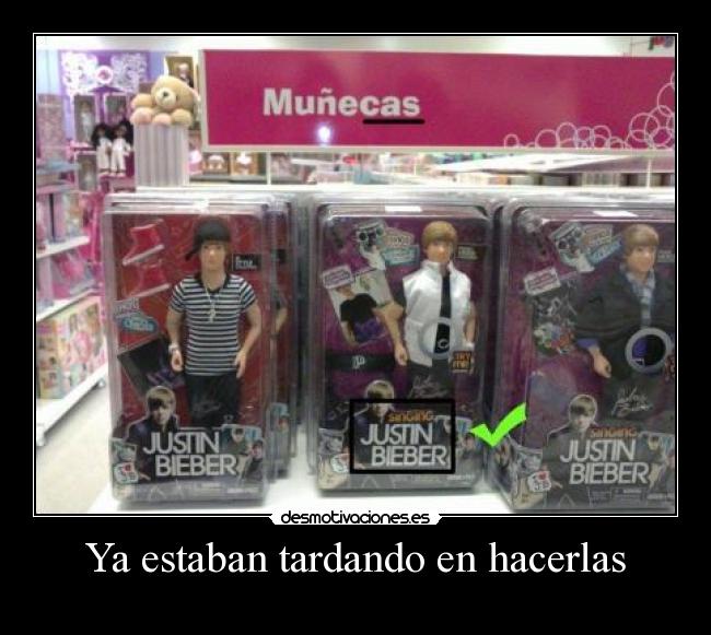 Ya estaban tardando en hacerlas -