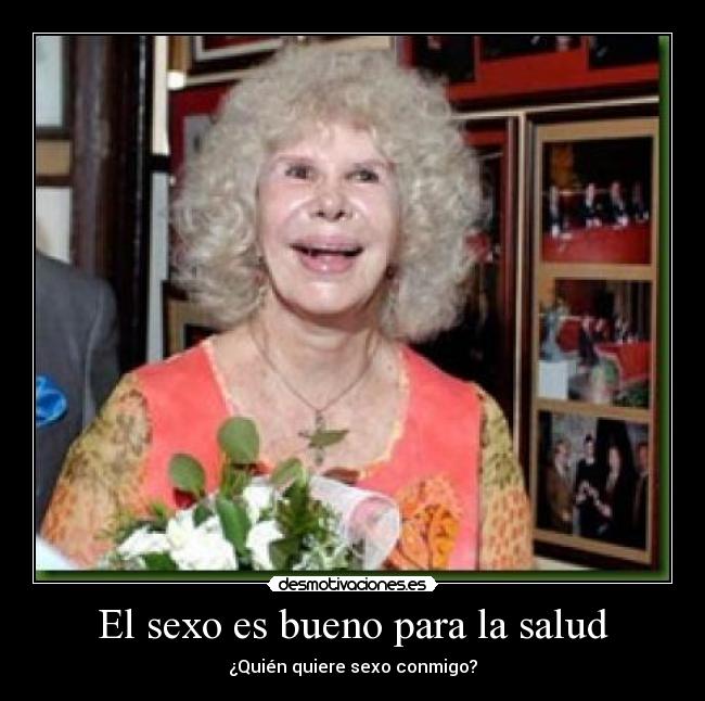 El sexo es bueno para la salud -