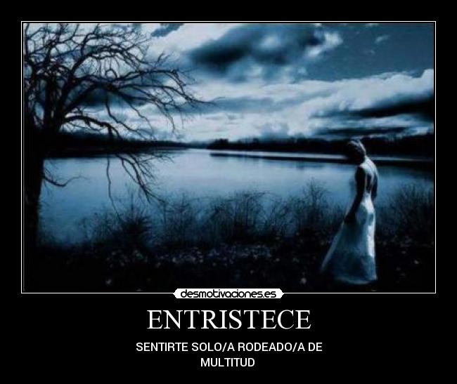 carteles soledad triste desmotivaciones