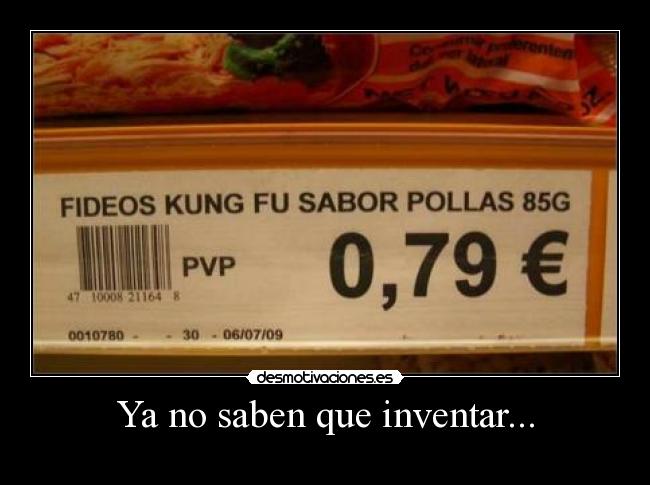 Ya no saben que inventar... - 