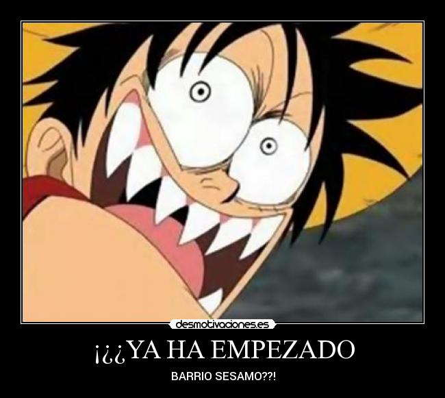 ¡¿¿YA HA EMPEZADO -