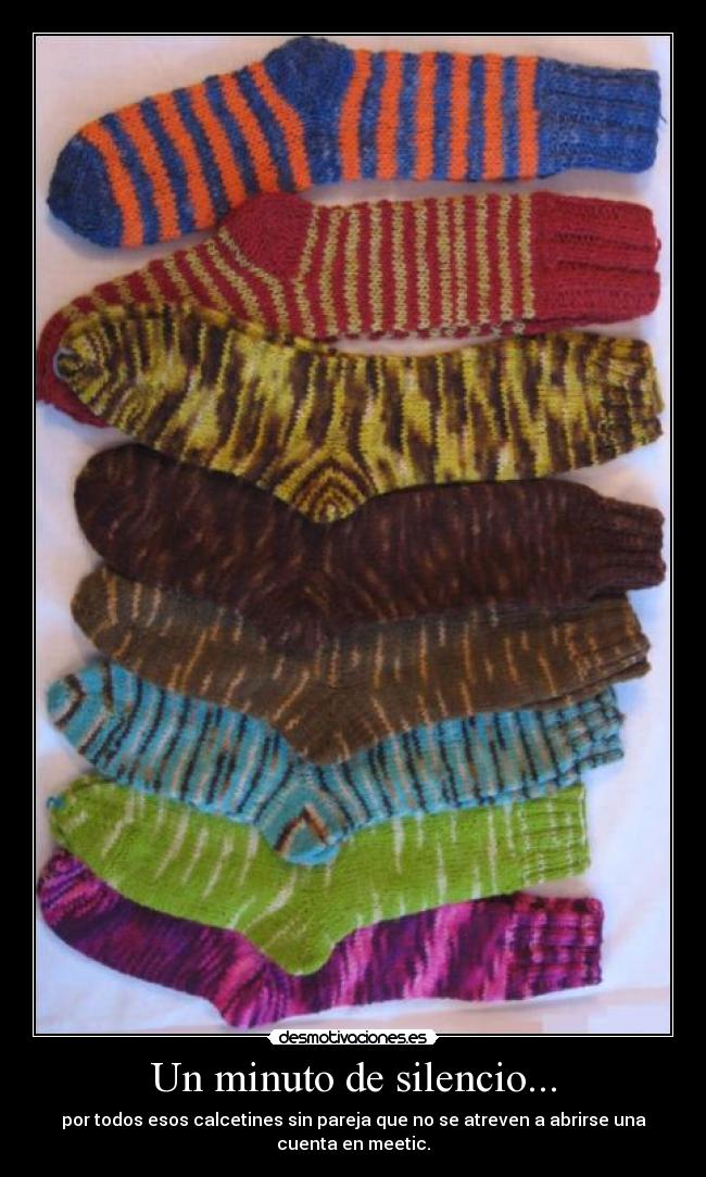 Un minuto de silencio... -