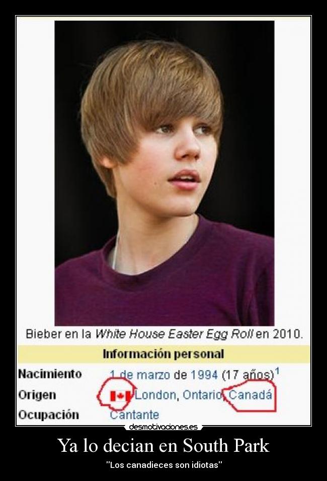 Ya lo decian en South Park -