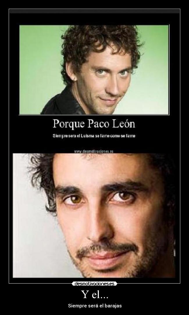 Y el... - Siempre será el barajas