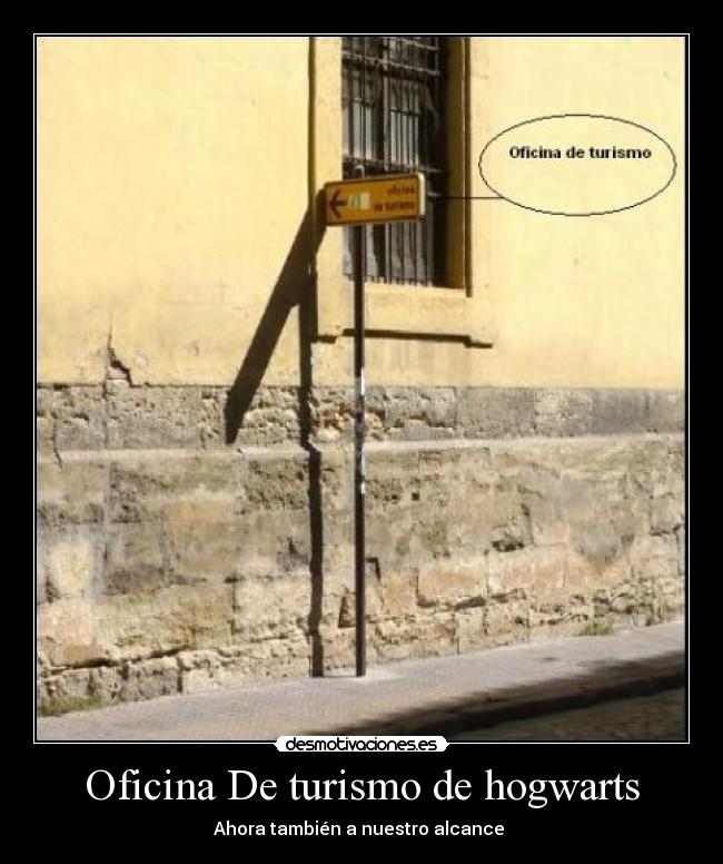 carteles hogwarts desmotivaciones