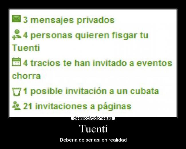 Tuenti - Deberia de ser asi en realidad