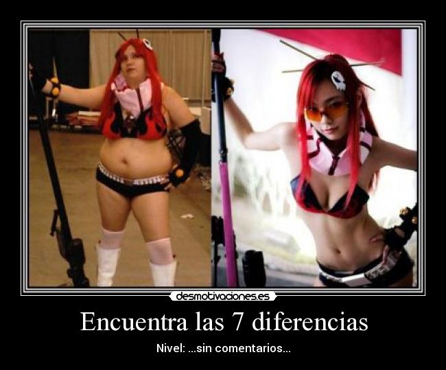 Encuentra las 7 diferencias - Nivel: ...sin comentarios...