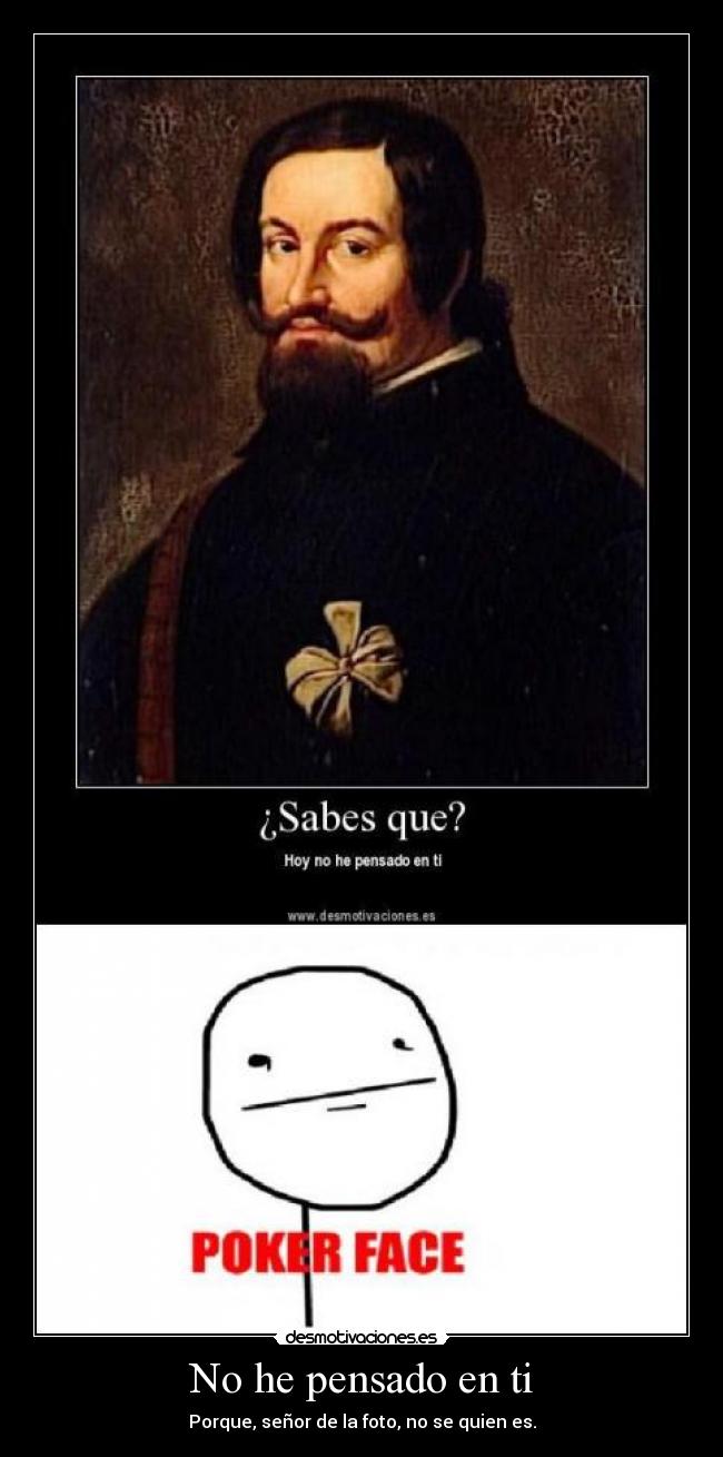 No he pensado en ti -