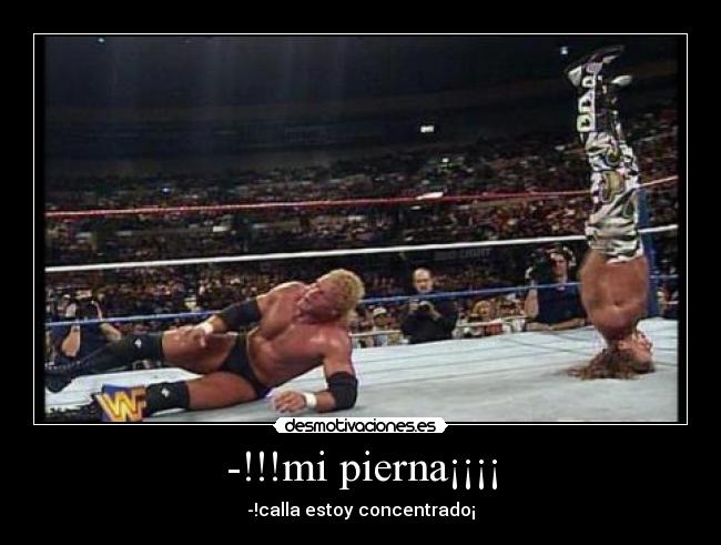 -!!!mi pierna¡¡¡¡ -