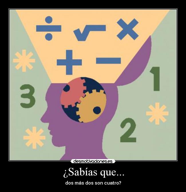 carteles cuatro dos son seis desmotivaciones