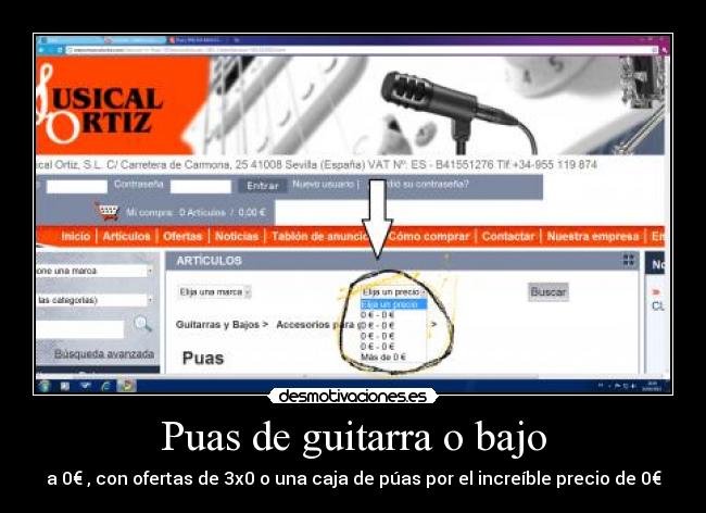 Puas de guitarra o bajo -