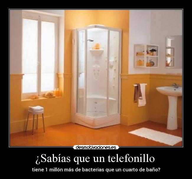 ¿Sabías que un telefonillo - tiene 1 millón más de bacterias que un cuarto de baño?