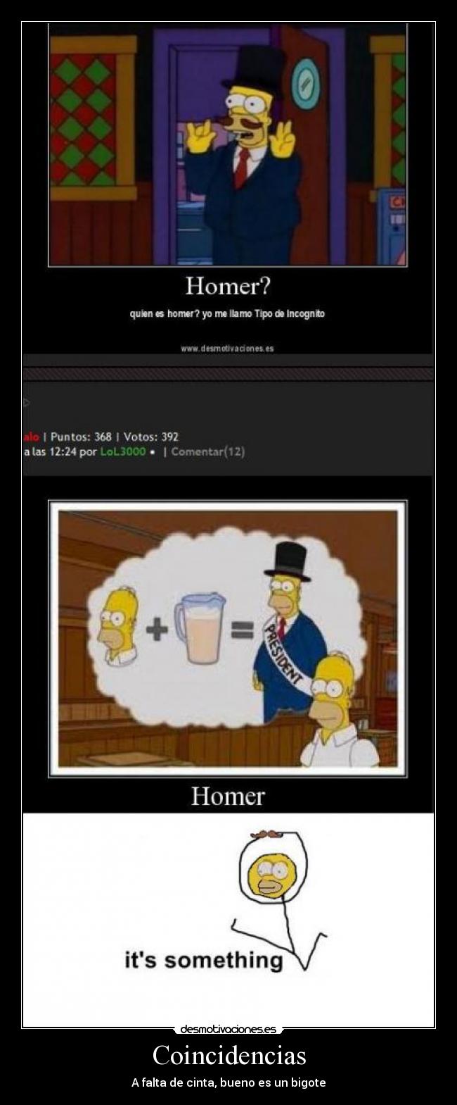 Coincidencias - A falta de cinta, bueno es un bigote