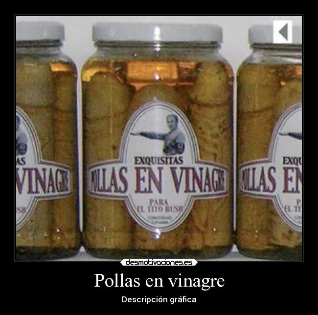 Pollas en vinagre - 