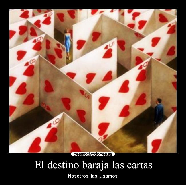 El destino baraja las cartas -