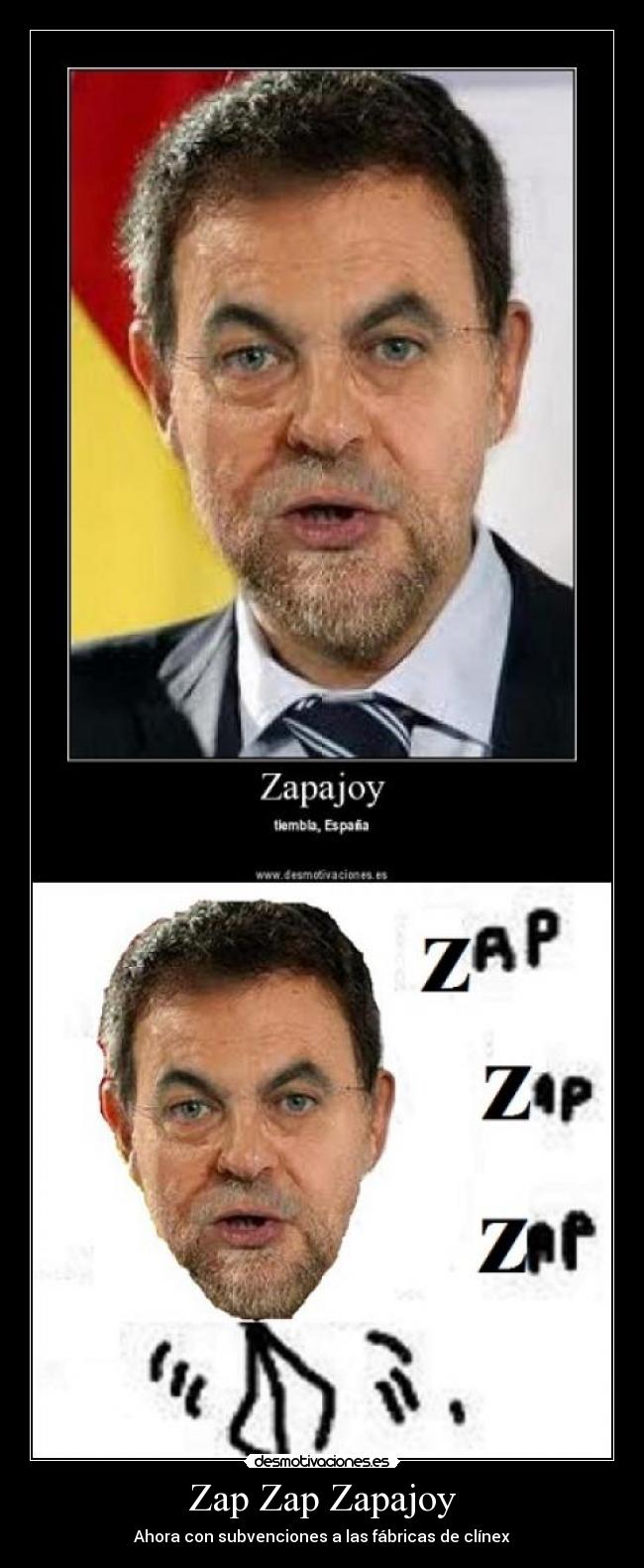 carteles zap zap zapajoy desmotivaciones