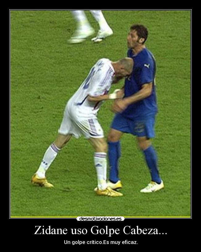 Zidane uso Golpe Cabeza... - 