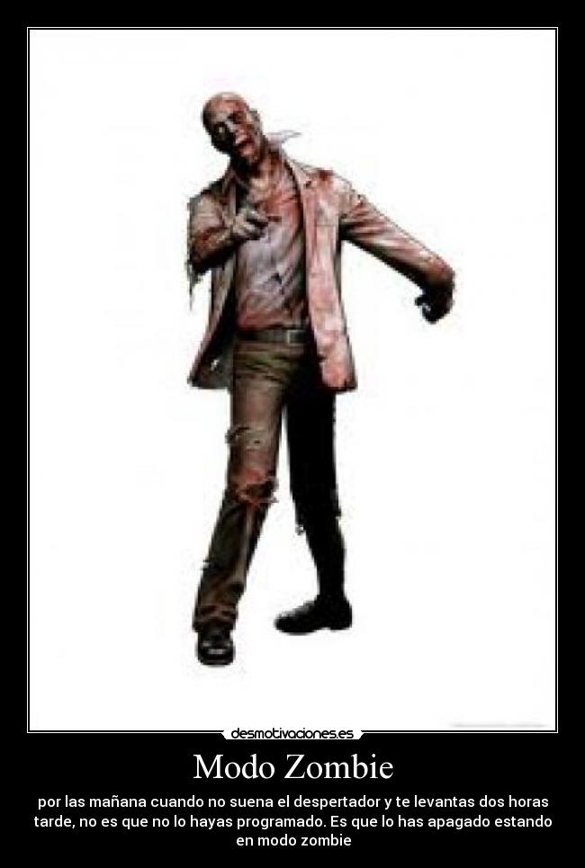 carteles zombie desmotivaciones