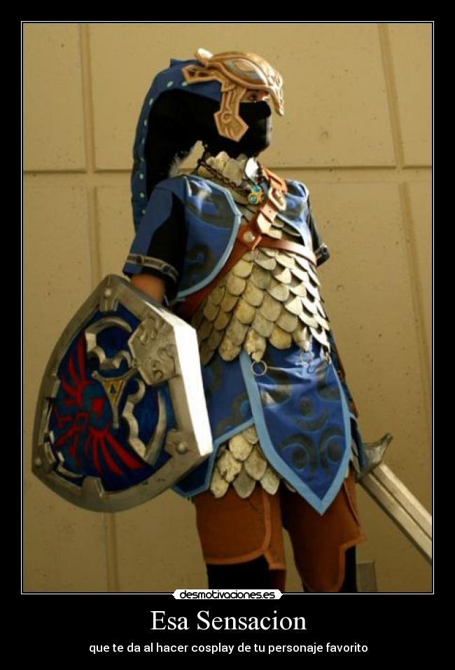 Esa Sensacion - que te da al hacer cosplay de tu personaje favorito