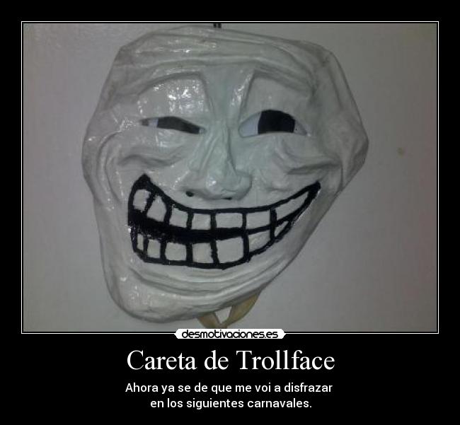 Careta de Trollface -