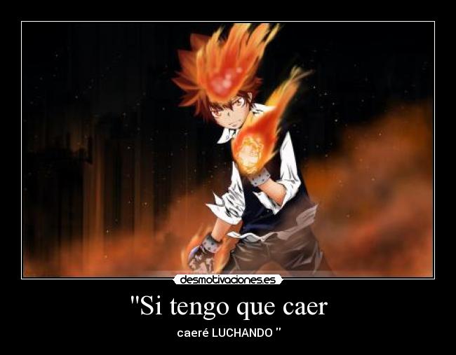 Si tengo que caer - caeré LUCHANDO