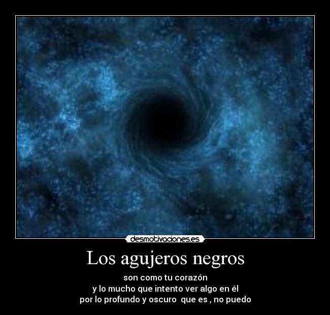 Los agujeros negros -