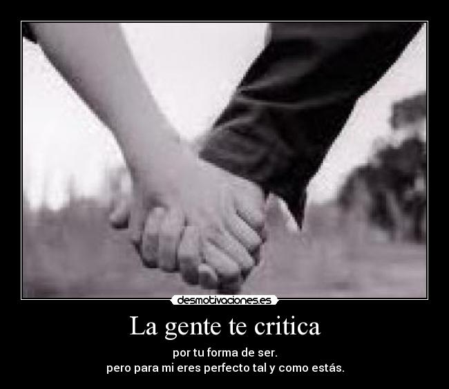 La gente te critica - 