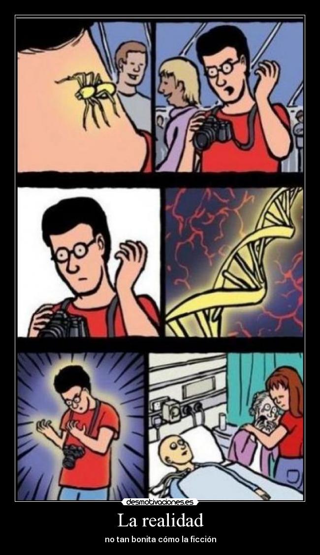 La realidad - no tan bonita cómo la ficción