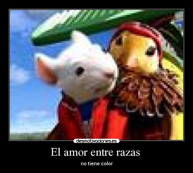 El amor entre razas - no tiene color