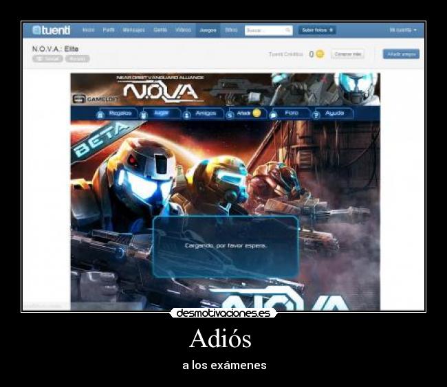 Adiós - a los exámenes