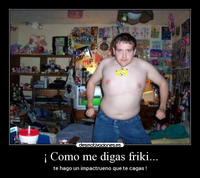 ¡ Como me digas friki... - te hago un impactrueno que te cagas !