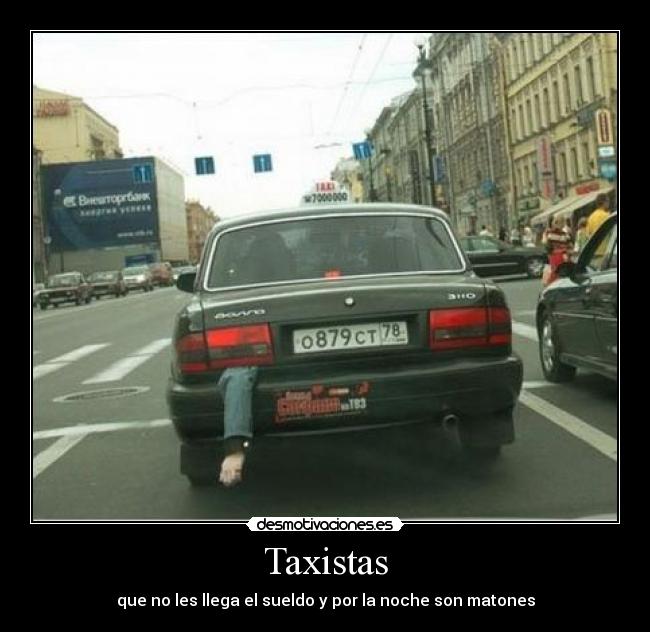 carteles taxistas desmotivaciones