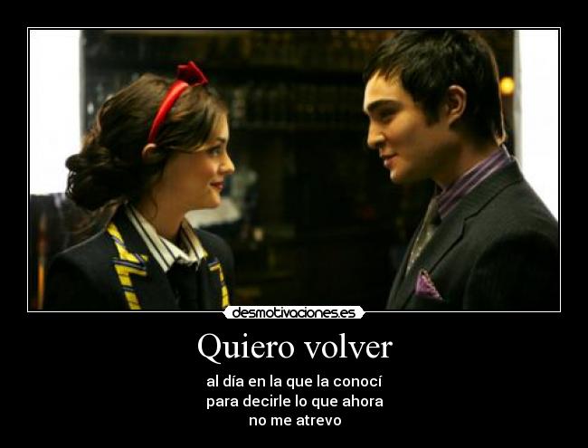 Quiero volver -