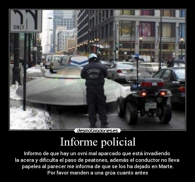 Informe policial - 