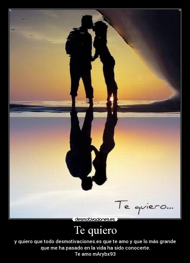 Te quiero -