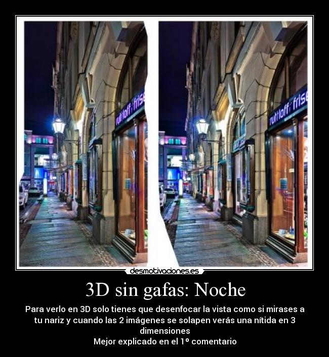 3D sin gafas: Noche -