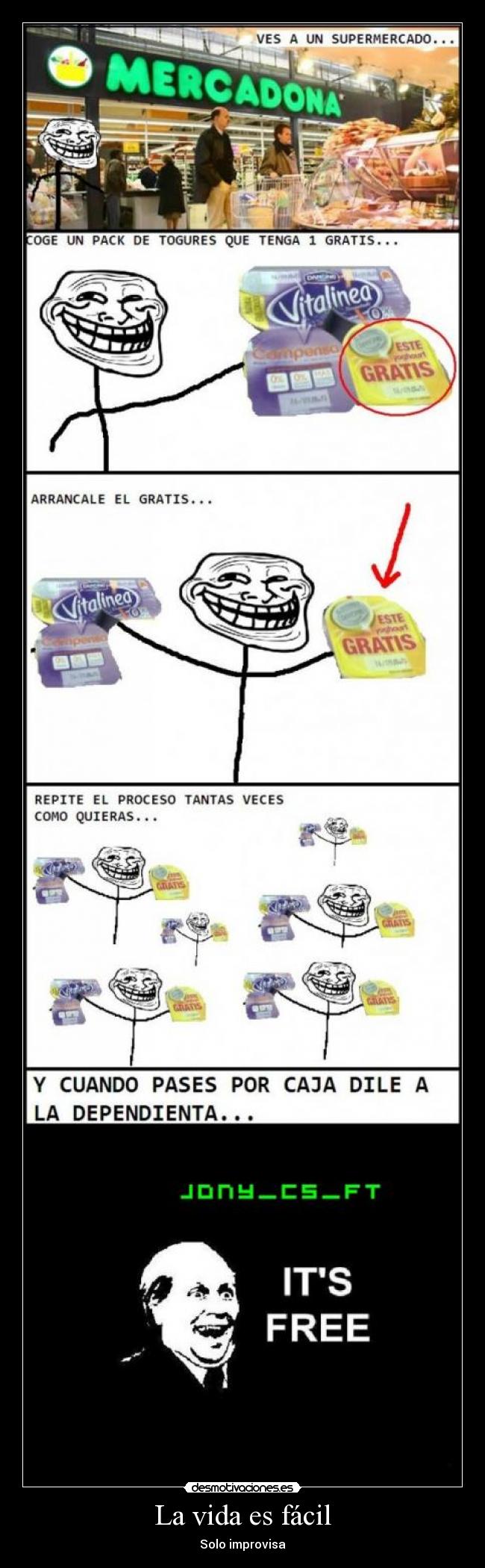 La vida es fácil - Solo improvisa