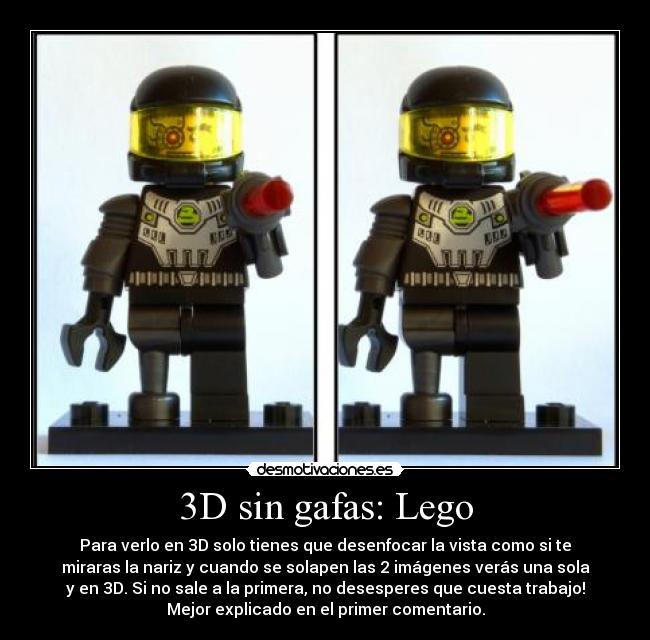 3D sin gafas: Lego -