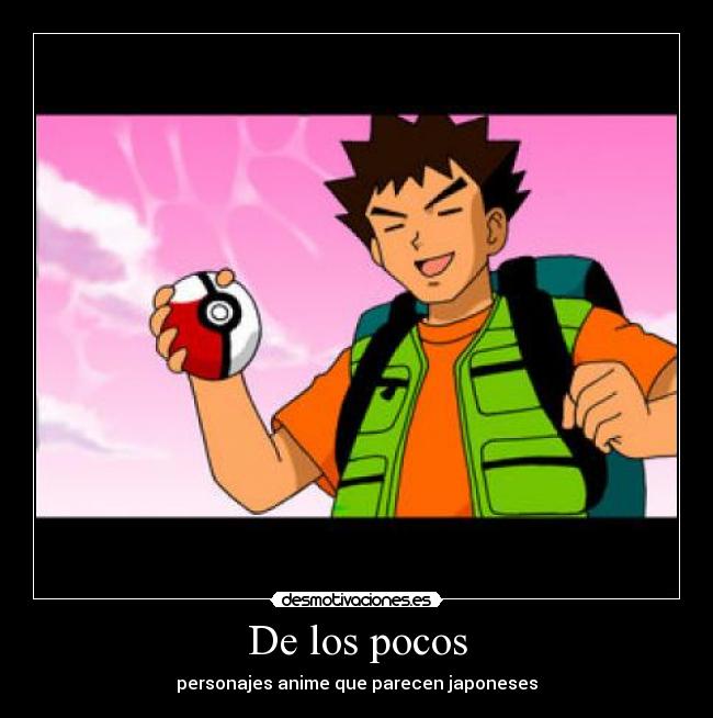 De los pocos - personajes anime que parecen japoneses