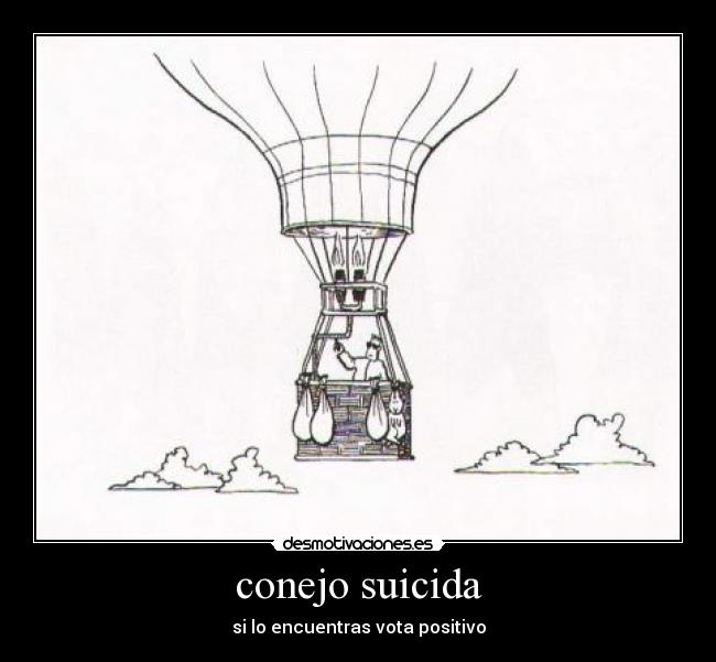 conejo suicida -