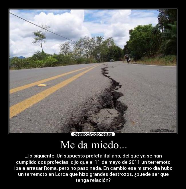 Me da miedo... - 