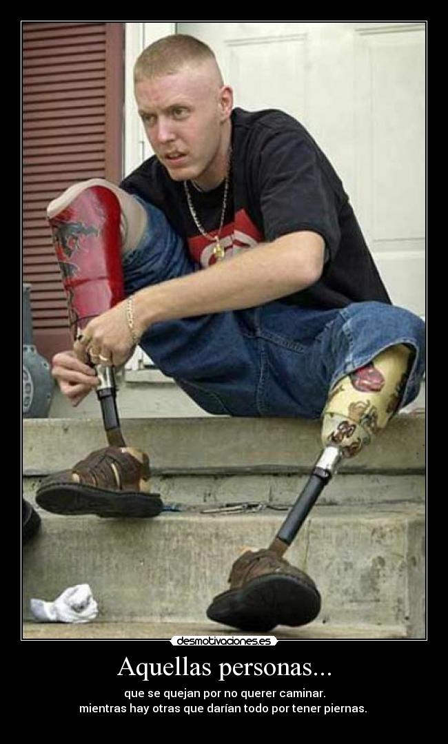 Aquellas personas... -