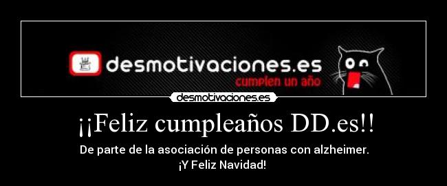 ¡¡Feliz cumpleaños DD.es!! -