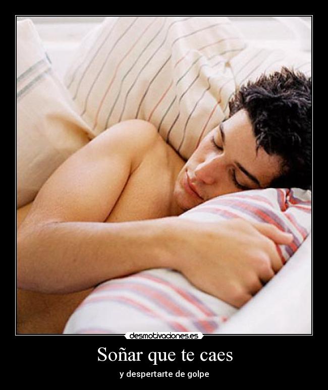 Soñar que te caes - y despertarte de golpe
