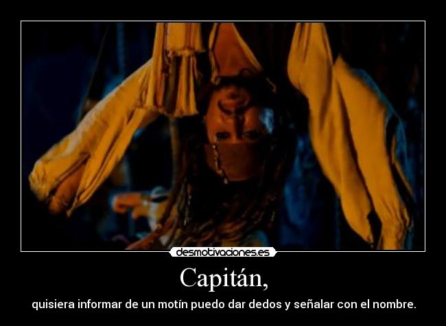 Capitán, -