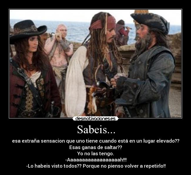 Sabeis... -