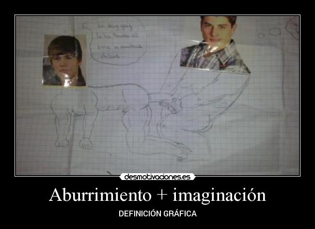 Aburrimiento + imaginación - DEFINICIÓN GRÁFICA