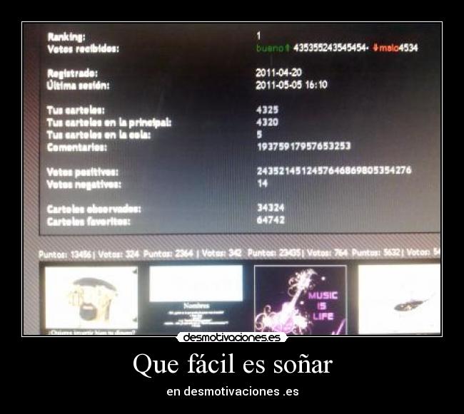 Que fácil es soñar -