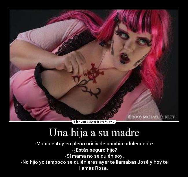 Una hija a su madre - 