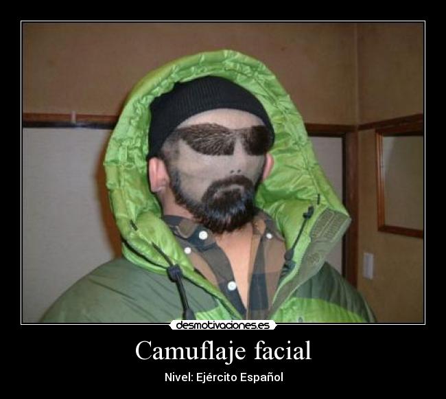 carteles camuflaje pelo lol desmotivaciones